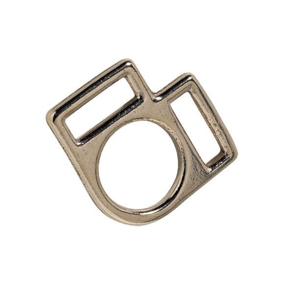 Kong Usa 3 Lights Ring 103 Nickel plated Bronze 27 mm, 1.1/16 inch - 103270N00YK