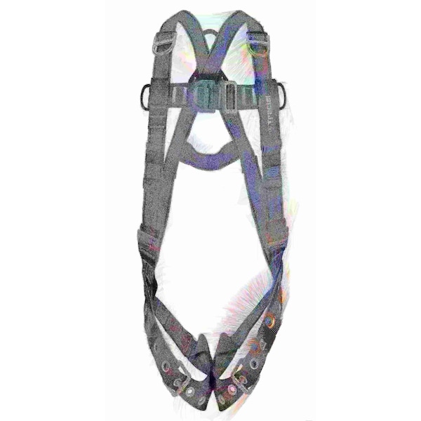 Tractel Versafit Full Body Harness, Back & Sternal D-Rings, 2XL Size - AD714XXL