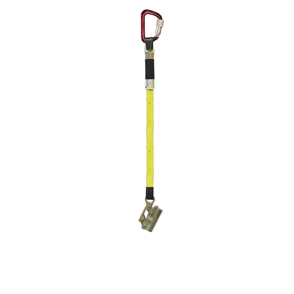 Super Anchor Safety 24" Web Lanyard w/No. 5006-Z Aluminum Carabiner & No. 4015-M Integral Adjuster - 6007M-24A
