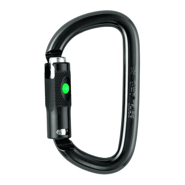 Sunbelt Carabiner, Climbing, Am'D, Petzl 3.9" x0.6" x4.9" - A-B1ABM18