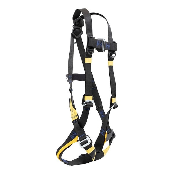 Werner H9158 LITEFIT(TM) Arc Flash Harness Standard (Back D-Ring), Pass Thru Legs (M/L), M/L, 425 lb - H915802