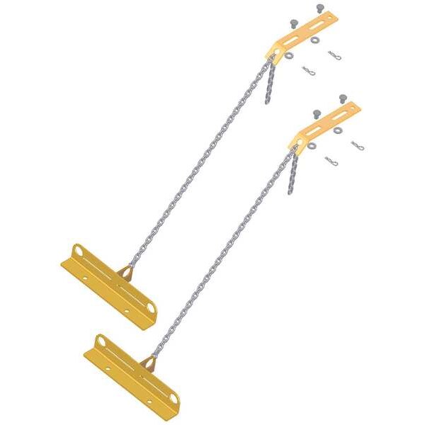 Honeywell Miller Horizontal Lifeline Tie Brackets, 19", 310 lb. Weight Capacity - SGCA