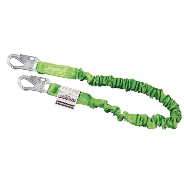 Honeywell Miller 6-Ft. Single Leg; 1 Locking Snap Hook And 1 2-1/2 In. Locking Rebar Hook And "O" Ring Extension 219Mo/6Ftgn - 219MO/6FTGN