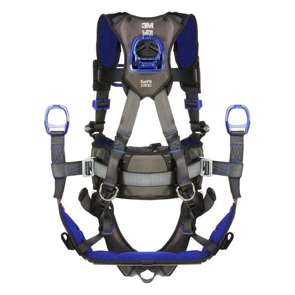 3M Dbi-Sala ExoFit(TM) X300 Fall Protection Harness, S, 420 lb, Quick-Connect Chest/ Quick-Connect Leg Buckles - 1113375
