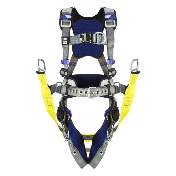 3M Dbi-Sala ExoFit(TM) X200 Fall Protection Harness, 2XL, 420 lb, Quick-Connect Chest/ Tongue Leg Buckles - 1402119