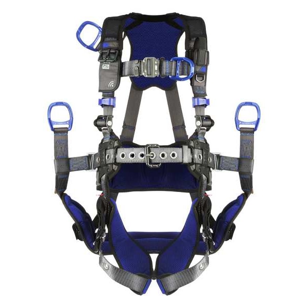 3M Dbi-Sala ExoFit(TM) X300 Fall Protection Harness, S, 420 lb, Quick-Connect Chest/ Tongue Leg Buckles - 1113290