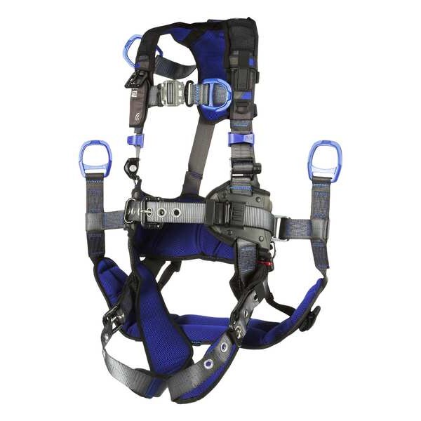 3M Dbi-Sala ExoFit(TM) X300 Fall Protection Harness, S, 420 lb, Quick-Connect Chest/ Tongue Leg Buckles - 1113290