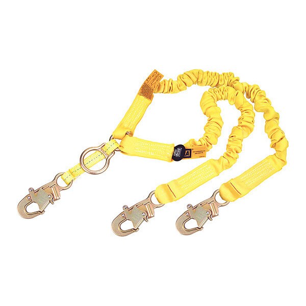 3M Dbi-Sala Rescue Lanyard, 6 ft., Yellow - 1244455