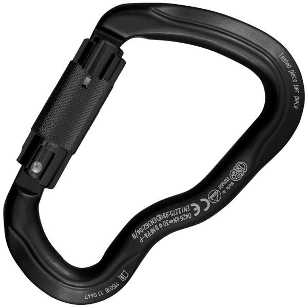 Kong Usa Asymmetric, 117.5 mm Length, 26 mm Gate Opening, Aluminum Alloy, Black - 778MM0NNNKK