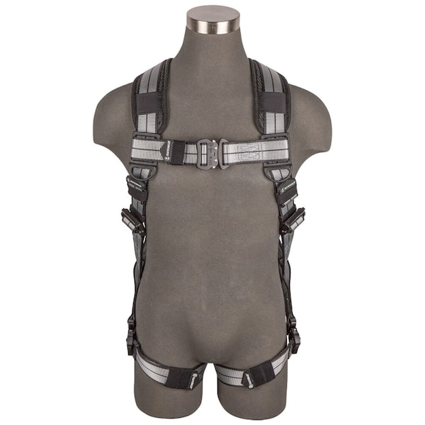 Safewaze PRO+ Slate Full Body Harness: Alu 1D, Alu QC Chest/Legs, S - 020-1221