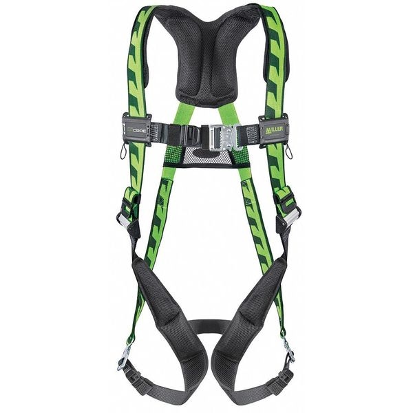 Honeywell Miller AirCore(TM) Full Body Harness, 2XL/3XL, 400 lb., Quick-Connect Chest/ Quick-Connect Leg Buckles - AC-QC2/3XLGN