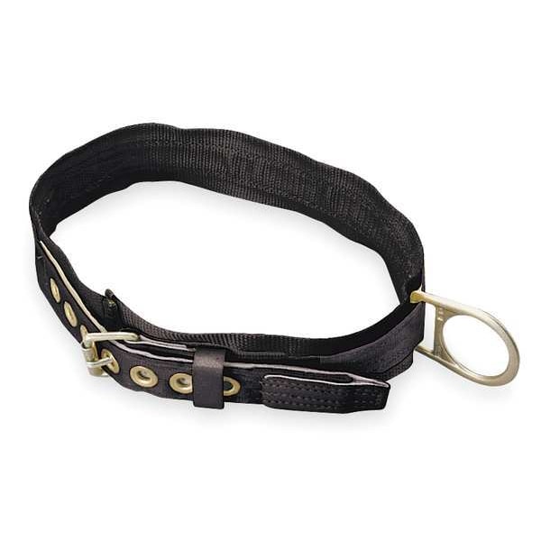 Honeywell Miller Body Belt, 1 D-Rings, Back Location, Stainless Steel, Includes Padding: Yes , XL - 3NA/XLBK