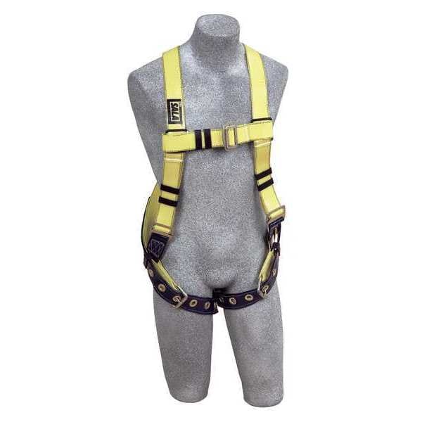 3M Dbi-Sala Delta(TM) Full Body Harness, Universal (S/M/L/XL), 420 lb., Friction / Pass-Through Chest/ - 1110990