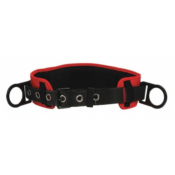 3M Protecta Body Belt, 2 D-Rings, Hips Location, Steel, Includes Padding: Yes , M/L - 1091014