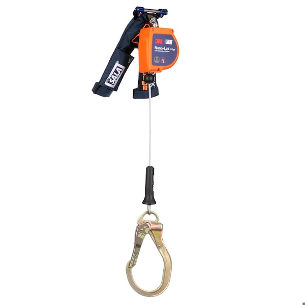 3M Dbi-Sala Self-Retracting Lifeline, 420 lb Weight Capacity, Orange - 3500290