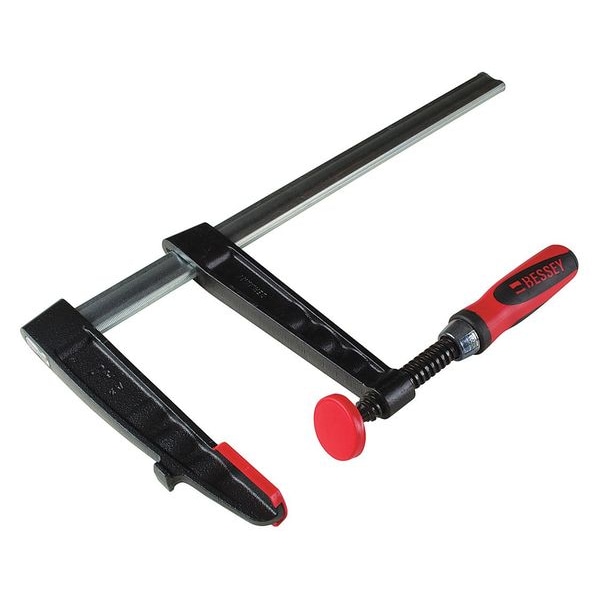 Bessey 24 in Bar Clamp, Composite Plastic Handle and 7 in Throat Depth - TG7.024+2K