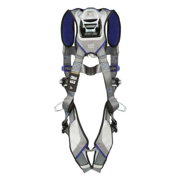 3M Dbi-Sala ExoFit(TM) X200 Fall Protection Harness, M, 420 lb, Quick-Connect Chest/ Quick-Connect Leg Buckles - 1402151