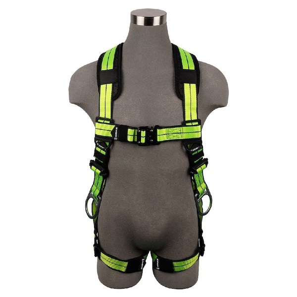 Safewaze PRO+ Full Body Harness: 3D, QC Chest, QC Legs - FS-FLEX285-QC