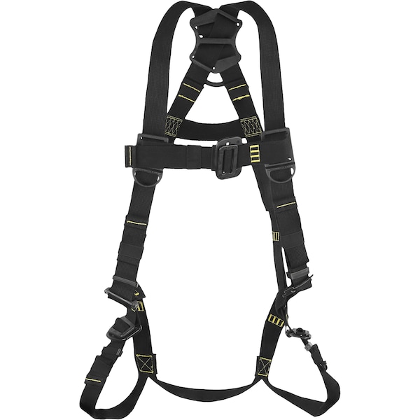 Ironwear Flame Resistant Full Body Harness with Kevlar & Nomex webbing and sewn-in thread | 310 Lbs Capacity - 2175FR-SM-MD