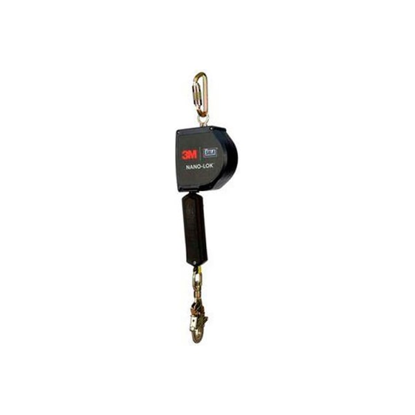 3M Dbi-Sala DBI-SALA Nano-Lok Extened Self Retracting Lifeline, 20'L, 420 Cap Lbs - 3103866