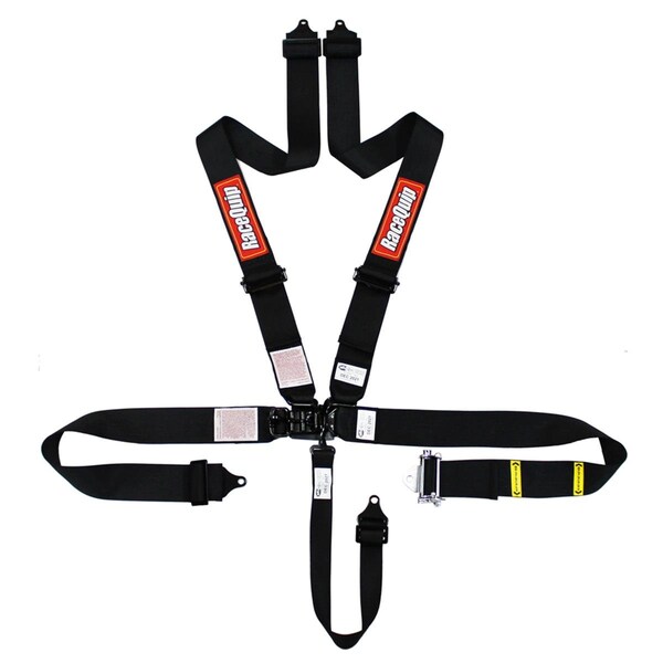 Racequip 5 Point Harness Ratchet, Black - Large - RQP813003