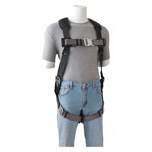 Gemtor Full Body Harness, Vest Style, XL - 872H-4