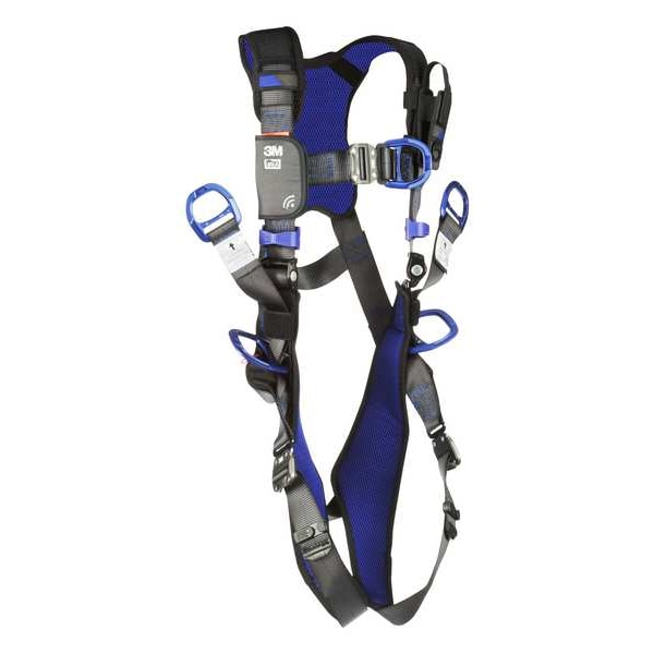 3M Dbi-Sala ExoFit(TM) X300 Fall Protection Harness, 2XL, 420 lb, Quick-Connect Chest/ Back, Chest, Hips D-Ring - 1113453