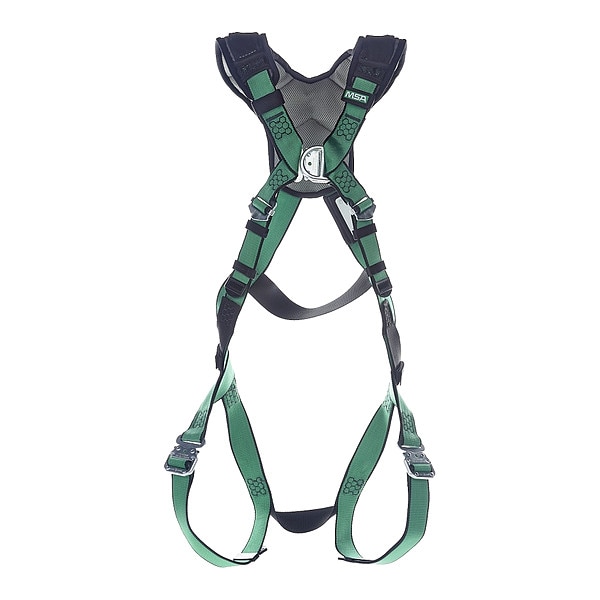 Msa Safety V-FORM+(TM) Safety Harness Fall Protection Harness, 2XL, 310 lb, Not Applicable Chest/ - 10206111