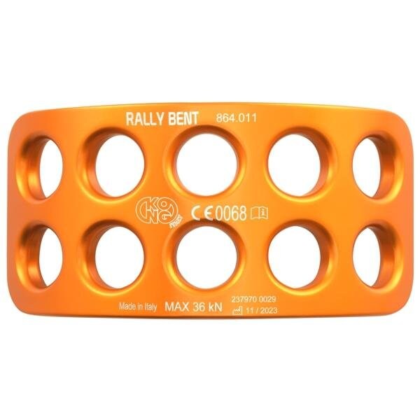 Kong Usa Rally Bent Rigging Plate, 10 Holes, Org - 864O11400KK