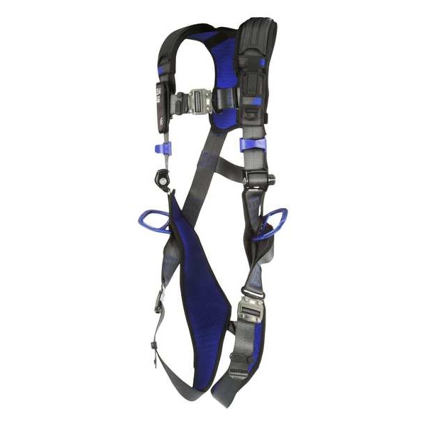 3M Dbi-Sala ExoFit(TM) X300 Fall Protection Harness, 2XL, 420 lb, Quick-Connect Chest/ Back, Hips D-Ring - 1113058