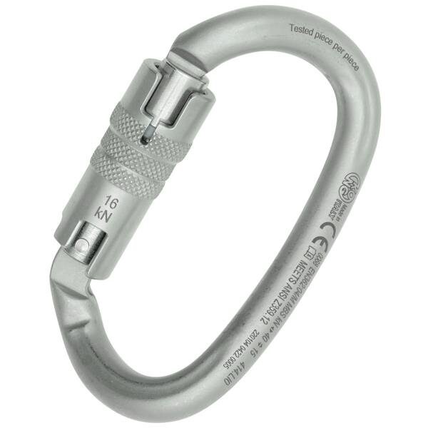 Kong Usa Oval, 108 mm Length, 17 mm Gate Opening, Carbon steel, Lunar White - 414LI0999KK