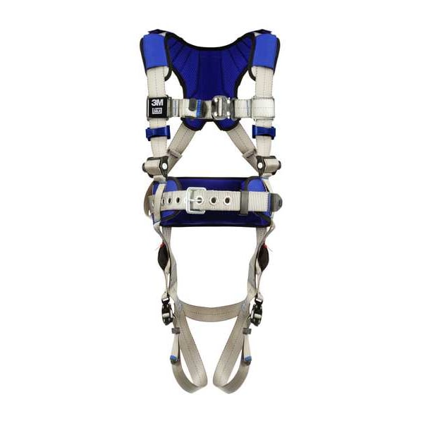 3M Dbi-Sala ExoFit(TM) X100 Fall Protection Harness, M, 420 lb, Quick-Connect Chest/ Quick-Connect Leg Buckles - 1401081