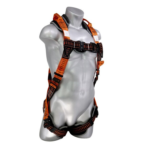 Malta Dynamics Razorback Elite Full Body Harness, 3XL, 130-310 lb, Quick Connect Chest/ Quick Connect Leg Buckles - B4003