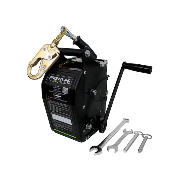 Frontline MEGApod 60' Confined Space Winch with Galvanized Steel Cable - RUW60