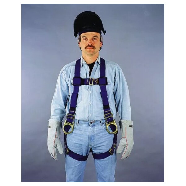 Honeywell Miller Full Body Harness, Universal, 400 lb., Back D-Ring - 650K-25/UBL
