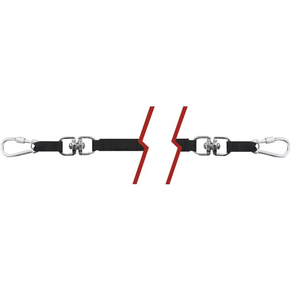 Ega Master CARABINER LANYARD (WITHOUT CLIP) CAP. 3 KG WITH SPINNING PIECE ACO - 66116