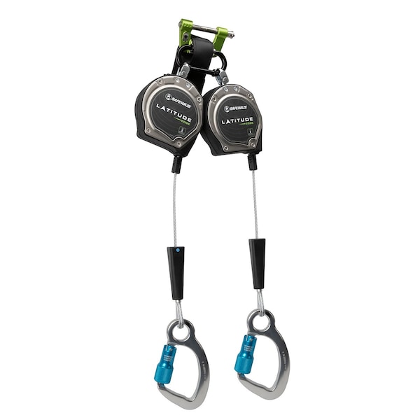 Safewaze Latitude Edge 8' Dual Cable SRL Alu Carabiners - 023-5359