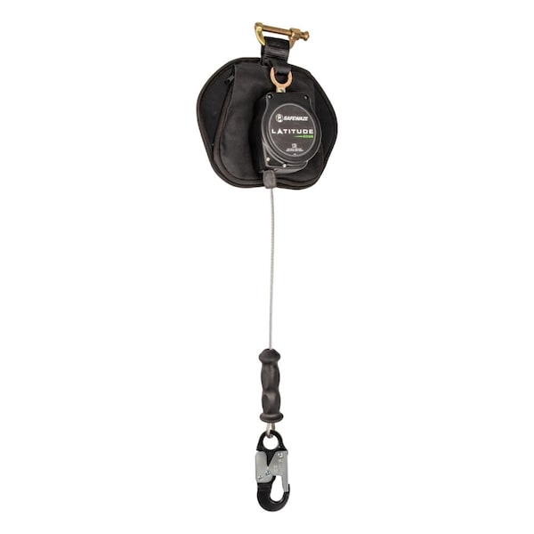 Safewaze Latitude Edge 11' Single Cable SRL Alu Snap Hook - SW8008-11LE-ALU