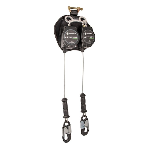 Safewaze Latitude Edge 11' Dual Cable SRL Alu Snap Hook - SW8008-11LE-ALUDL