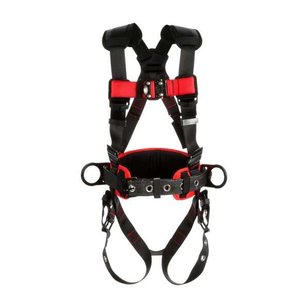 3M Protecta Protecta(R) Full Body Harness, XL, 420 lb., Quick-Connect Chest/ Tongue Leg Buckles - 1161317