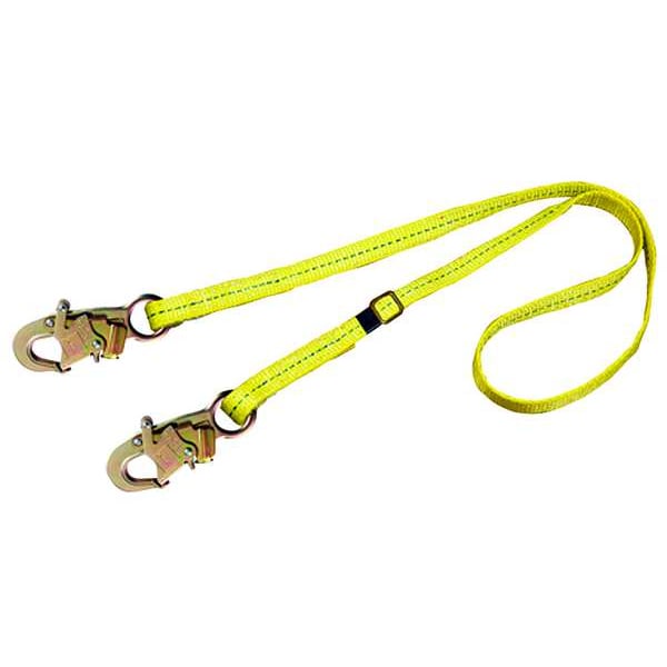 3M Dbi-Sala Restraint Lanyard, 6 ft., Yellow - 1231016