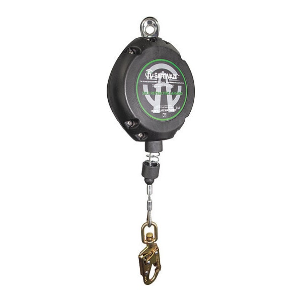 Safewaze Cable SRL, Swivel Fall Indic Hook, 30 ft. - FS-FSP1230-G