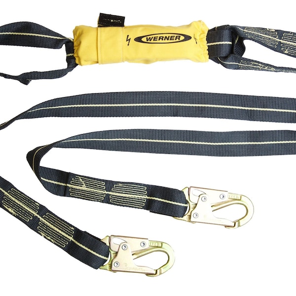 Werner SoftCoil Arc Flash Twinleg Lanyard - C913100