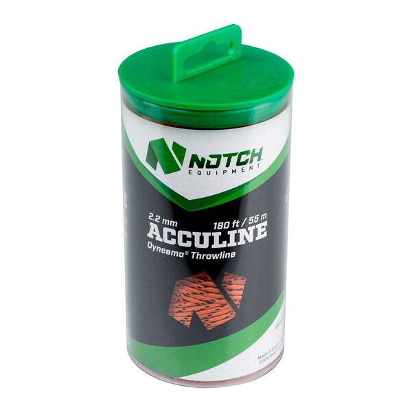 Notch Equipment Notch Acculine Throwline 2.2mm 180ft - NTL22 : NTL22-180