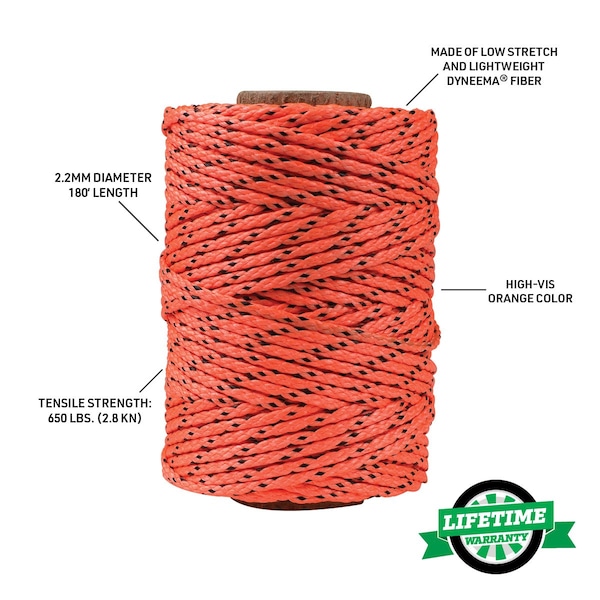 Notch Equipment Notch Acculine Throwline 2.2mm 180ft - NTL22 : NTL22-180