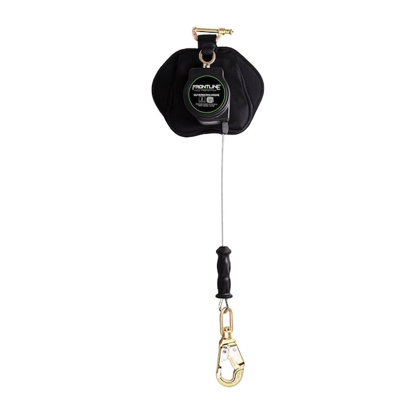 Frontline Leading Edge Cable Single Leg 8' SRL with Steel Snap Hook End - RPG081SLE