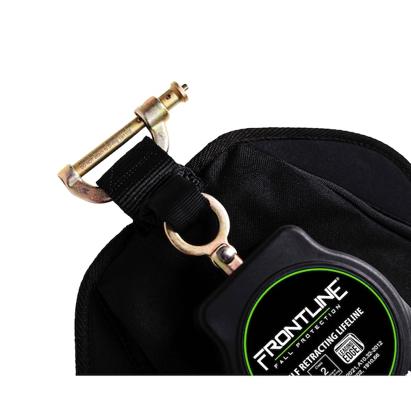 Frontline Leading Edge Cable Single Leg 8' SRL with Steel Snap Hook End - RPG081SLE