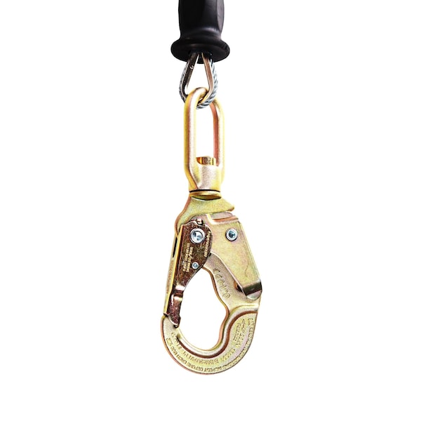 Frontline Leading Edge Cable Single Leg 8' SRL with Steel Snap Hook End - RPG081SLE