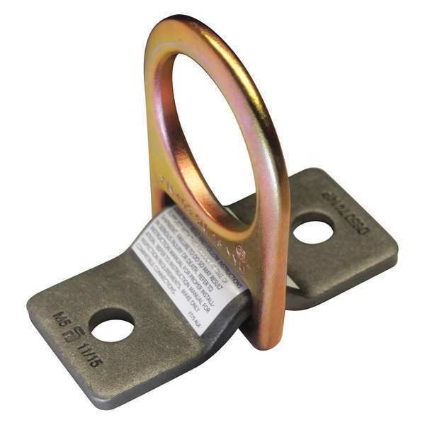 Condor D-Ring Plate Anchor, Unplated Alloy Steel - 35KU73