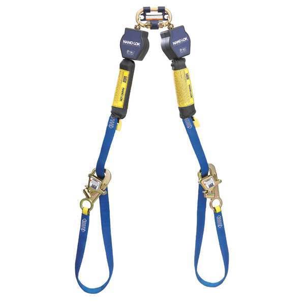 3M Dbi-Sala Self Retracting Lifeline, 9 ft., Blue - 3101374